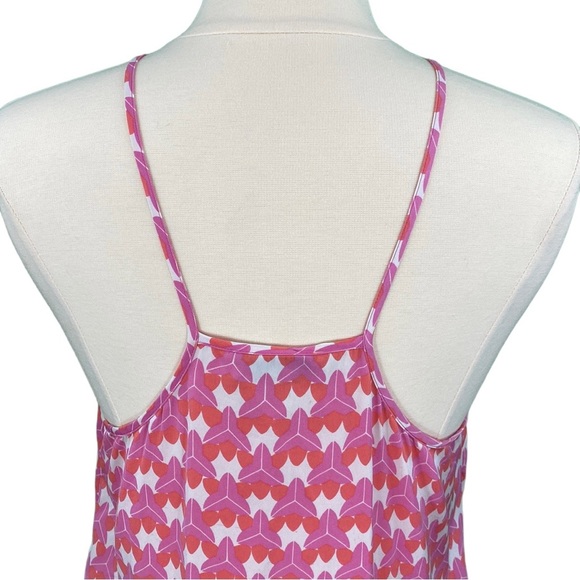 Banana Republic Milly Silk Blend Abstract Print Tank Top - Picture 9 of 16